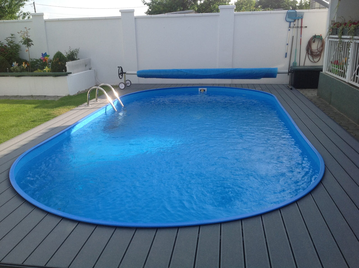Kit Piscina Metalica 7*3,5*1,5m