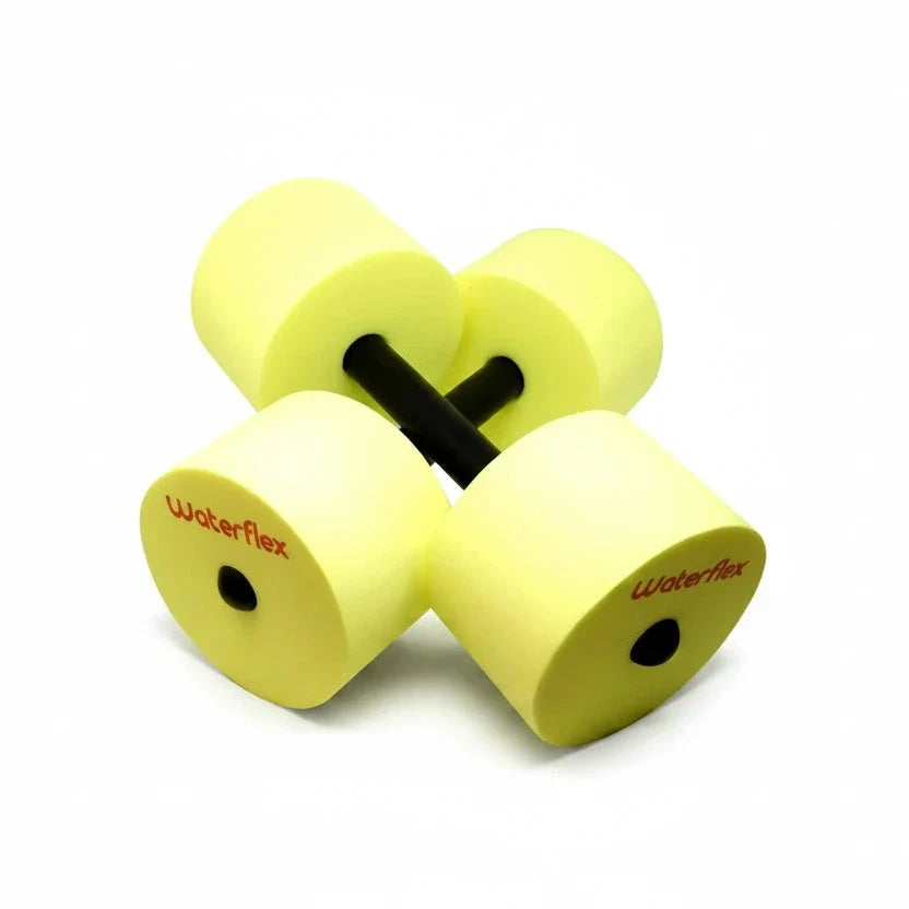Haltere Waterflex pentru Aquagym Galbene (2 buc)