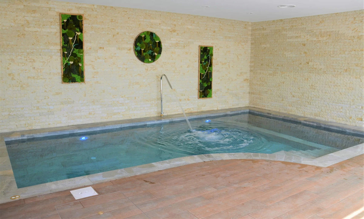 Piscină cu tun de apă și aqua bubble