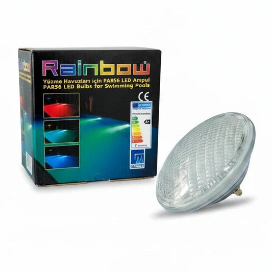 Bec PAR 56 Led RGB cu 2 fire, 15W