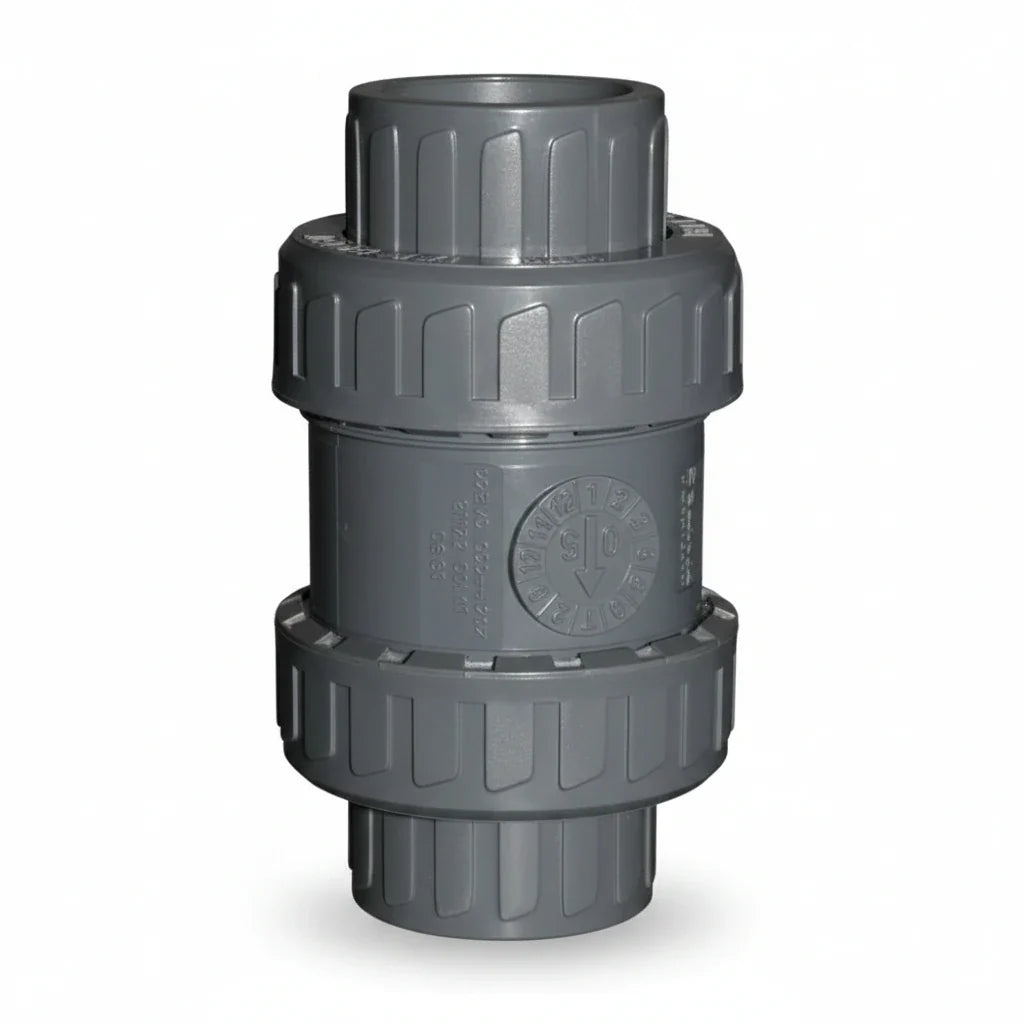 Clapet Unic Sens cu Arc PVC 75mm