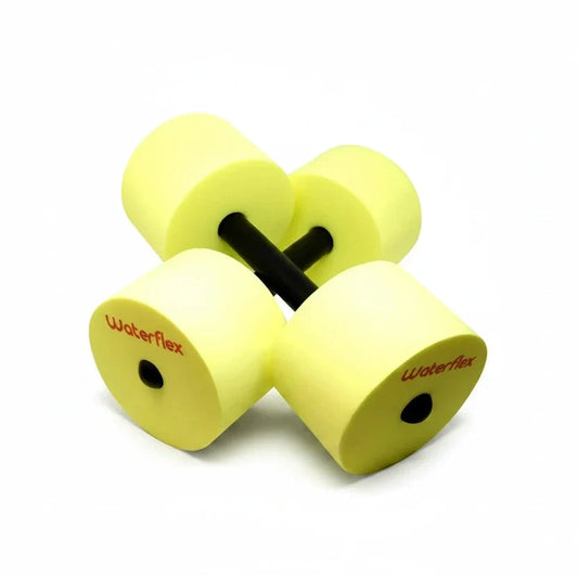 Haltere Waterflex pentru Aquagym Galbene (2 buc)