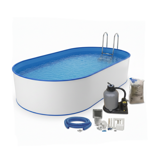 Kit Piscina Metalica 7*3,5*1,5m