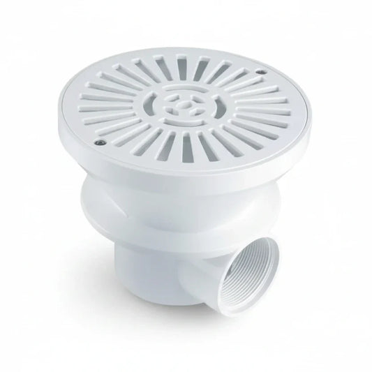 Sifon rotund pentru beton cu iesire 2"